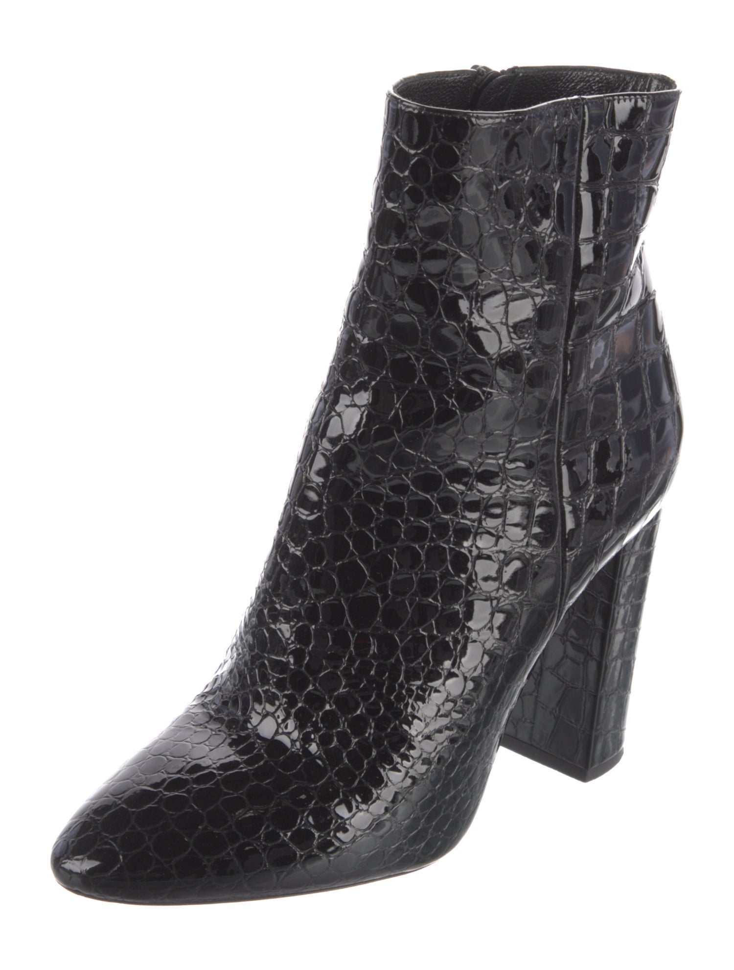 Saint Laurent Patent Leather Boots
